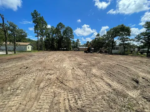 Cleared pad in an established neighborhood — Coastal Clearing & Debris, Brunswick County NC